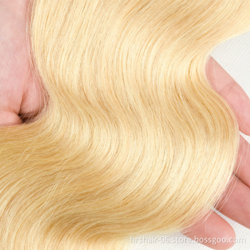 Wholesale 613 Closure Virgin Indian Hair Frontal Wigs Human Hair 613 Transparent Lace Frontal Closure